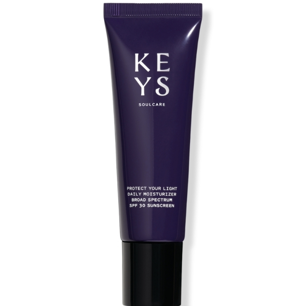 KEYS SOULCARE PROTECT YOUR LIGHT DAILY FACIAL MOISTURIZER BROAD SPECTRUM SPF 30.